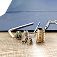 thumbnail image 3 of 130pcs Metric Thread Recessed Nut Kit Hex Nuts Wood Furniture Nuts in Nuts, 3 of 9