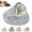 Gray, variant on Cozy Cocoon Pet Bed for Dogs, Soft Cozy Cave Bed with Hood for Warm Indoor Sleeping and Lounging