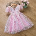 thumbnail image 4 of Hotiary Toddler Baby Girls Tulle Puffy Dress Kids Puff Sleeve Mesh Princess Dress Children Wedding Birthday Party Ball Prom Gown for 3-9 Years, 4 of 8