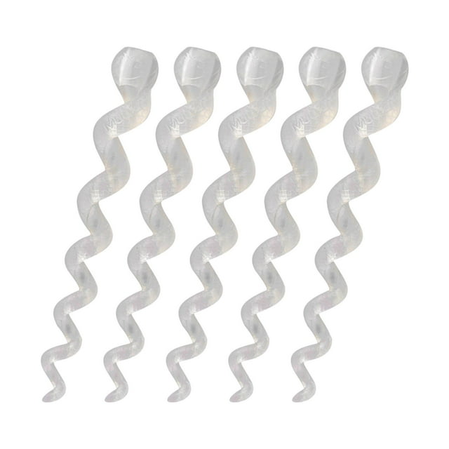 S SERENABLE 5Pcs Cable Sleeve Rubber Waterproof Spiral for Cable Protector Brake Line Pipe Road Bike Cycling Transparent