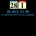 thumbnail image 3 of CafePress - Be Nice To Me, My Birthday's - Women's Dark Pajamas, 3 of 4