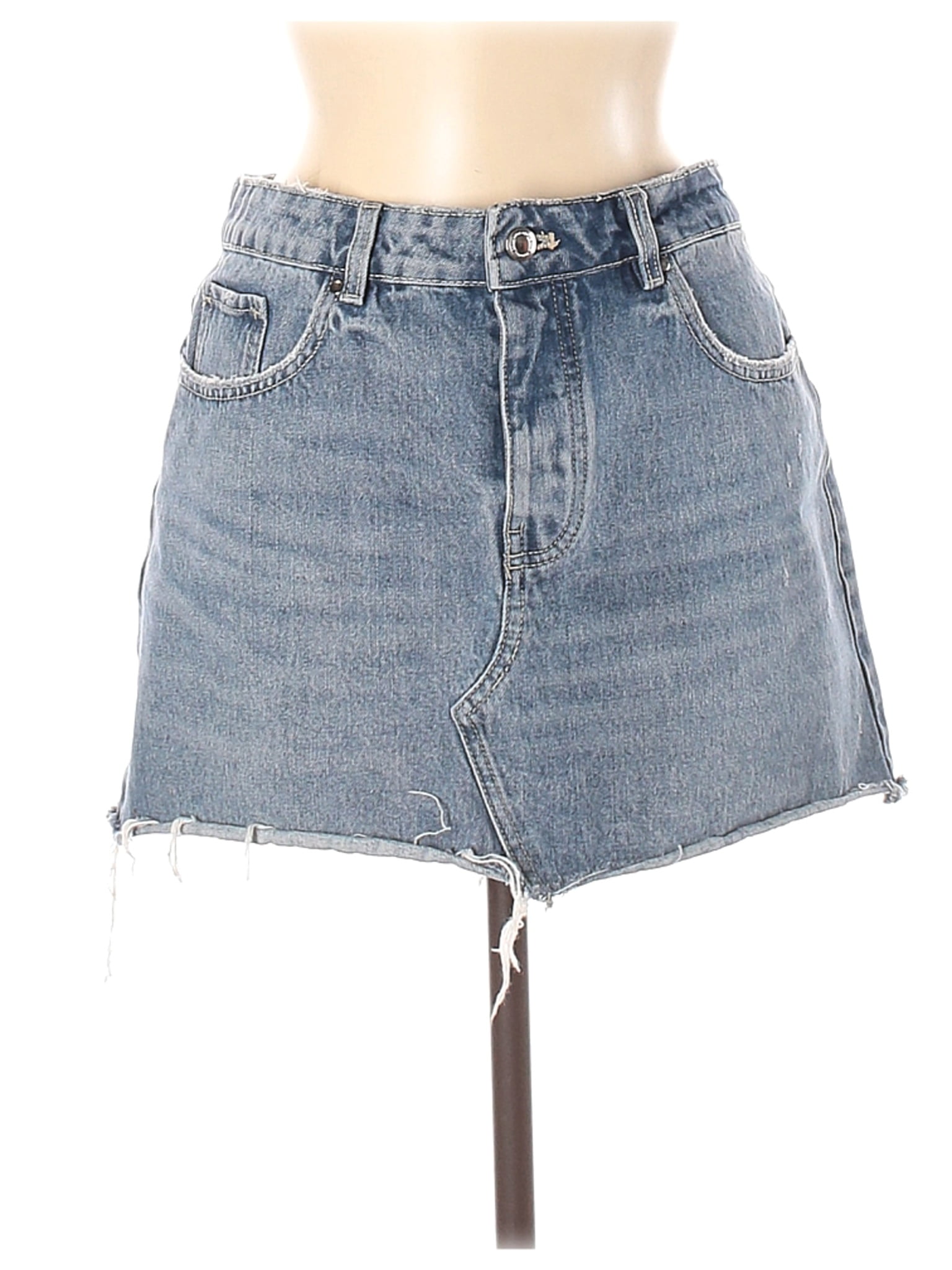 zara trafaluc denim skirt