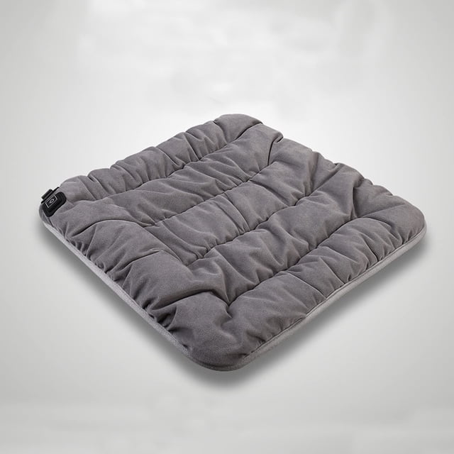 Riforla USB Heating Pad Washable for Heating Pad for Back Soft Portable 3 Heat Settings with Auto off Heating Pad for Back Neck Shoulder 45X45CM Grey Cushion Grey 45*45cm