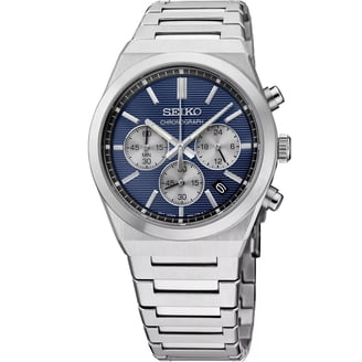 Seiko Men's SSC493 Solar Watch, Quartz Movement, 45mm Steel Case