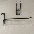 thumbnail image 2 of 1PC Item & Products Display Perfectly Multi-Purpose Display Hook Shelf Hook Hanging Wire Hook Netting Hook WHITE 5CM, 2 of 8