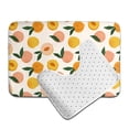 thumbnail image 6 of Yiaed Peach1 Print Bathroom Mat Set 2 Pieces Mat Anti-Skid Pad Ultra Soft and Absorbent Bathroom Bath Mat Contour Bath Rugs for Toilet Base, 6 of 6