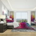 thumbnail image 3 of Designart Ensemble de Literie Moderne 'Abstract Colory Pattern' - Housse de Couette et Couvre-Oreillers, 3 of 4