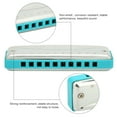 thumbnail image 3 of Harmonica, Musical Instrument, Long Service Life Waterproof For Professionals Beginners Musical Musician White,Blue,Orange,Red,Black, 3 of 8