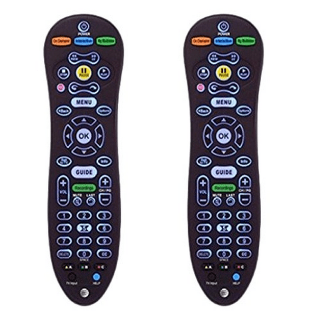 2 At T U Verse S30 S1a Universal Remote Controls Refurbished Walmart Com