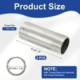thumbnail image 2 of 304 Stainless Steel Pipe Fitting, 1" BSP Male x 1" BSP Male Threaded 3" Length Nipple Cast Pipe, 2 Pack, 2 of 6