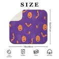 thumbnail image 4 of Halloween Spider Bat Pattern Dish Drying Mat for Kitchen 1 Pack, Ultra Absorbent Microfiber Dishes Drainer Mats,16x18in(41x46cm), 4 of 6