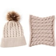 thumbnail image 5 of Zukuco 2PCS Toddler Baby Knit Hat Scarf Neckwarmer Winter Warm Beanie Hat Ski Cap, 5 of 7