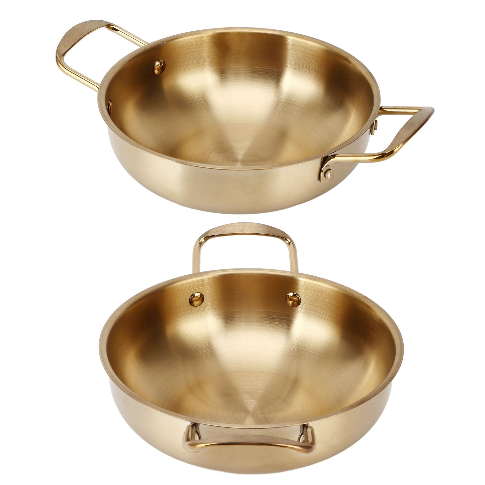 Korean Ramen Pot, Stainless Steel Cooking Noodle Pot With Double Handles, Fast Heating Kitchen