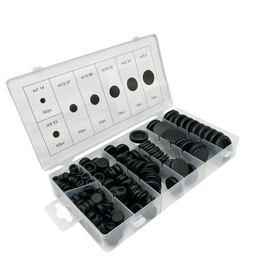 170* Washer Firewall Hole Plug Eyelet Set Gasket Seal Ring Car Electric Wire Cylinder Valve Water Pipe Accessory