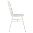 thumbnail image 6 of SAFAVIEH Broderick Outdoor Patio Side Chair, Matte White, Set of 2, 6 of 7