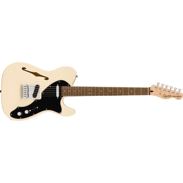 Guitarra Eléctrica Squier by Fender Affinity Telecaster Thinline - Laurel, Olympic White