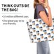 thumbnail image 2 of Fotbe Coffee To Go Pattern Bolsa Tote Estética de Lona con Estampado para Mujer - Bolsa Reutilizable de Hombro Casual para Vacaciones, Compras, Trabajo y Gimnasio, 2 of 8
