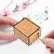 thumbnail image 2 of cajas Caja de música de madera vintage Tamaño de la palma de la mano Caja de madera con manivela Caja de música Hermoso dispositivo musical de madera tallada con melodía Eres mi sol para mamá Papá Esp TOMSHOO cajas, 2 of 6