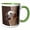 Green/White, variant on 3drose, Yellow Labrador Retriever Dog, Adobe Wall - Na02 Zmu0148 - Zandria Muench Beraldo, 15oz Two-tone Yellow Mug