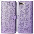 thumbnail image 1 of Funda Cartera FOXDOCK para iPhone 8 Plus/7 Plus , Flip PU con Relieve de Gatos y Perros, Tarjetero y Soporte, 1 of 6