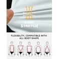 thumbnail image 7 of Men's Water-resistant Outerwear Vests, Stretch Windproof Vest for Cycling, Running, Golf (White XL), 7 of 7