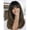 Blonde Highlight, variant on Beginner Friendly Layered Wig with Bangs for Women | Easy to Wear,synthetic wig,glueless Straight hair,Natural Looking,Wig for Daily Party,20inch,Brown Highlight