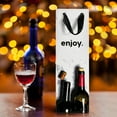 thumbnail image 4 of Tirrinia 12pcs Wine Gift Bags, 4 Designs Silk Handles Recyclable Paper Wine Bottle Bags, Bags for Gifting, Parties, and Events, 4 of 7
