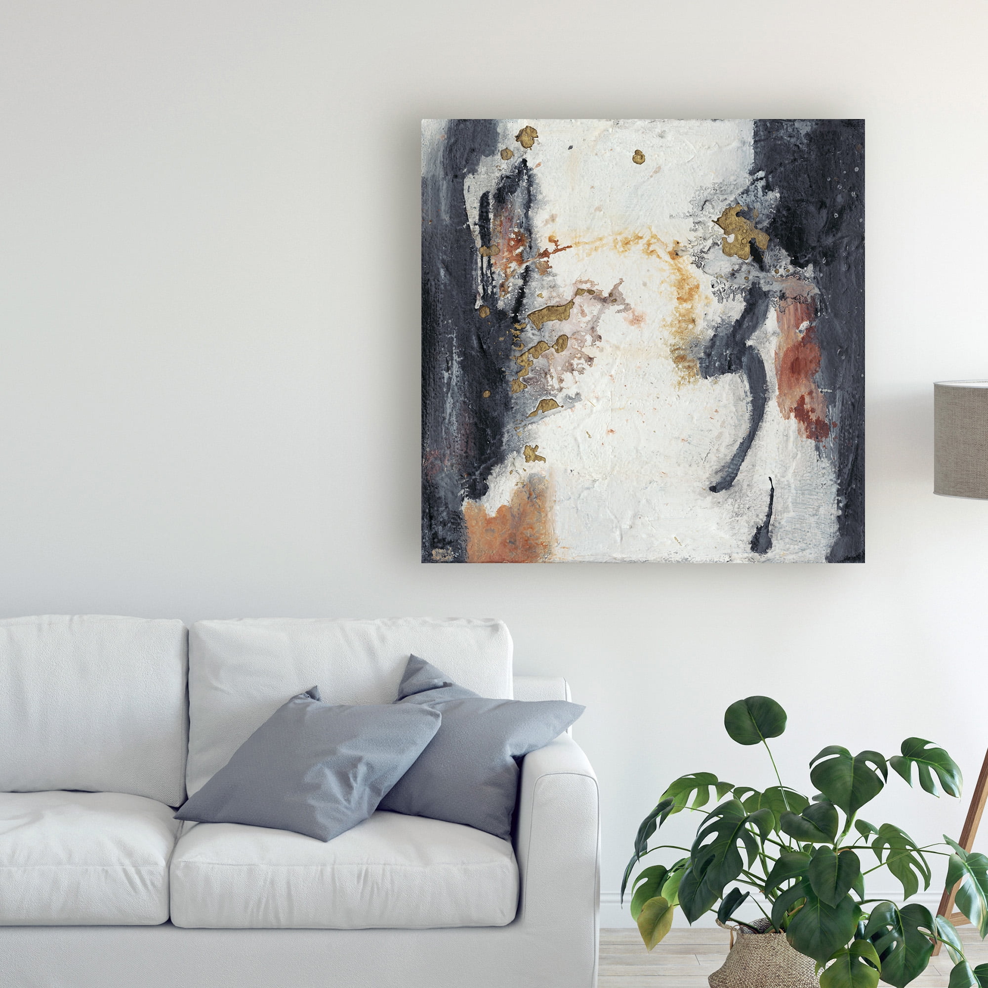 Trademark Fine Art 'Oriental Garden Ii' Canvas Art by Joyce Combs