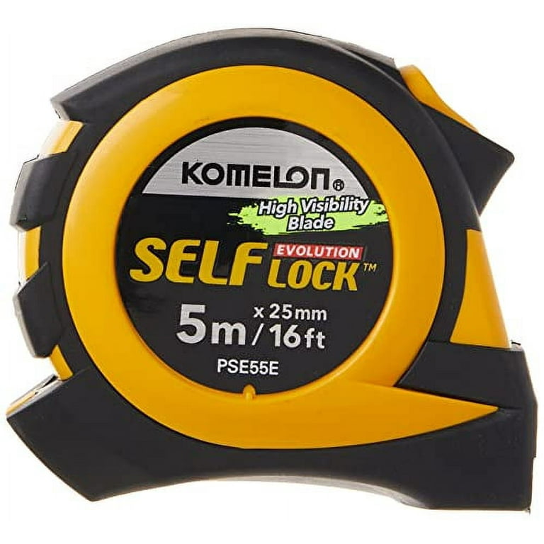 HAUTMEC 16 Ft (5m) Heavy Duty AutoLock Black Tape Measure, Self-Lock, –  Hautmectools