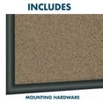 thumbnail image 6 of Quartet Standard Combination Whiteboard/Cork Bulletin Board, 4' x 3', Black Frame, 6 of 7