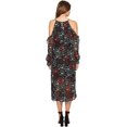 thumbnail image 3 of 1.STATE Womens Floral A-line Dress, Black, Large, 3 of 4