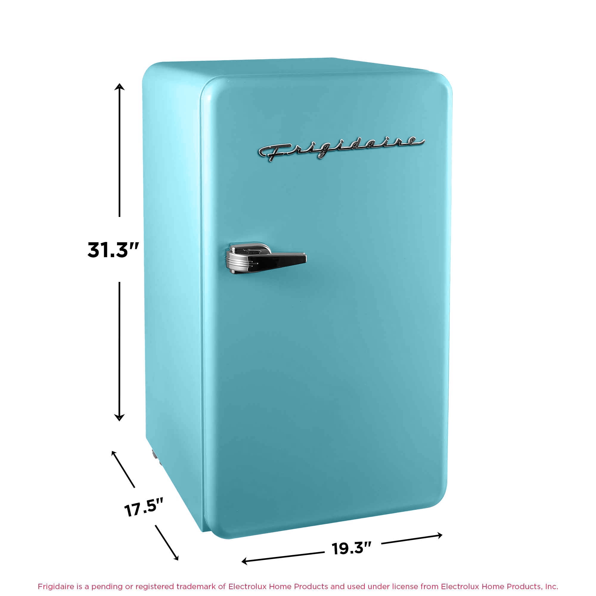 Frigidaire 3.2 Cu. ft. Retro Refrigerator, Mini Fridge with Freezer for Apartment, Dorm, Office, Bedroom, Blue