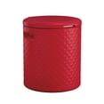 thumbnail image 1 of Suncast 54 Quart 60 Peut Ronde Extérieur Patio Refroidisseur, Table d'Appoint, & Tabouret, Rouge, 1 of 5