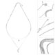 thumbnail image 3 of GOOHOCHY Collar de collar de cristal de doble capa Collar de clavícula hembra para mujeres, 3 of 8