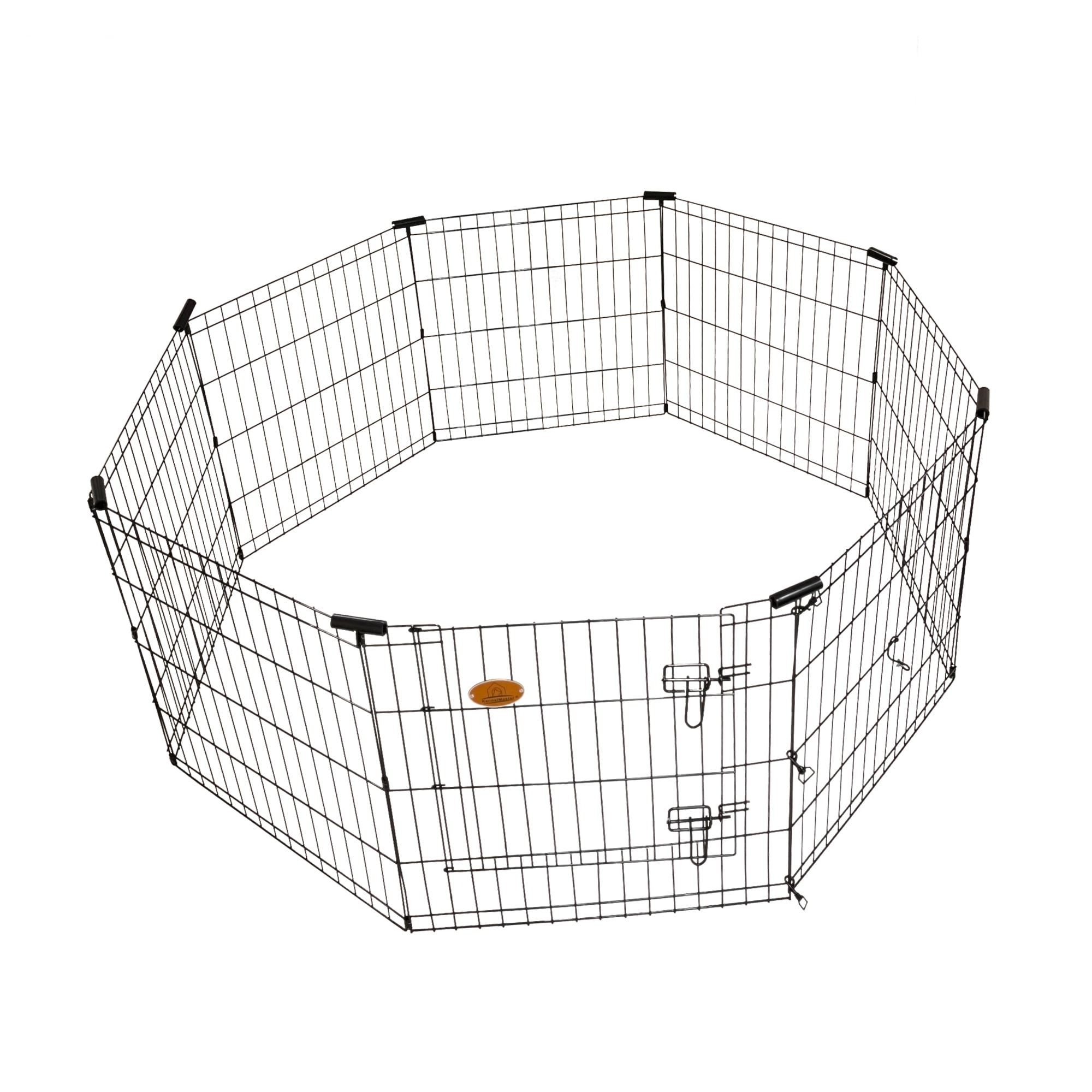 KennelMaster 8 Panel 30 In H X 24 In W Exercise Playpen With Gate kennelmaster-8-panel-30-in-h-x-24-in-w-exercise-playpen-with-gate