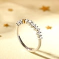 thumbnail image 2 of Oryn Jewelry 1.43 Ct Brilliant Round Cut Moissanite Ring - 14K White Gold Plated Wedding Anniversary Ring - Special Occasion Engagement Ring - Unique Forever Moissanite Gift, 2 of 4