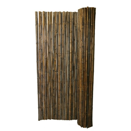 Backyard X-Scapes Bamboo Fencing, Natural Black