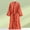 Red, variant on Women/Men's Cotton Double Gauze Sleeping Robe Japanese Style Kimono Bathrobe Pyjamas Yukata