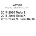 thumbnail image 2 of CMX Rear Disc Brake Rotors Pair for Car Tesla S X K8-102349, 2 of 8