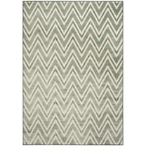 SAFAVIEH Paradise Bernadine Zigzag Stripes Area Rug, Grey/Multi, 8' x 11'2"