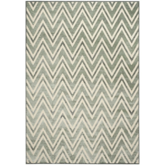 SAFAVIEH Paradise Bernadine Zigzag Stripes Area Rug, Grey/Multi, 8' x 11'2"
