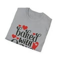 thumbnail image 5 of Unisex Softstyle T-Shirt Christmas Valentine's Day Baked With Love, 5 of 8