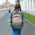 thumbnail image 6 of FORMRS Kids School Backpack Elementary Student Unisex Travel Bookbag with Reflective Stripes, Mountains at Dawn, 6 of 7