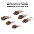 thumbnail image 3 of 12Pcs Universal Zipper Head Repair Kit Replacement for DIY Jackets Jeans Trousers Coats WalletsCoffee, 3 of 5