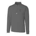 thumbnail image 2 of Men's Cutter & Buck Steel NC State Wolfpack Big & Tall Traverse Stretch Quarter-Zip Pullover Top, 2 of 3