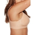 thumbnail image 3 of Bali Comfort Revolution ComfortFlex Fit Seamless 2-Ply Wireless Bra Nude Retro S Women's, 3 of 7