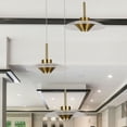 thumbnail image 3 of VONN Ferrara Height Adjustable ETL Certified Integrated LED Pendant in AB, 3 of 22