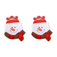 thumbnail image 3 of Injueey Vajilla decorativa de Feliz Navidad, cubertería, tenedor, cuchara, cubierta, vajilla, tapa, artesanía casera, regalo de decoración de Año No.02 2piezas, 3 of 6