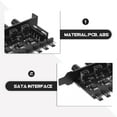 thumbnail image 6 of MLINS Fan Hub 4-pin Port Computer Fan Extension Adapter Cooling Fan Hub Splitter Pc Fan Accessory, 6 of 8