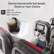 1Mii B05 Airplane Bluetooth 5.3 Adapter for Headphones, In-flight Wireless Adapter With Charging Case